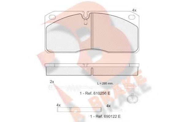 R BRAKE RB1078-117