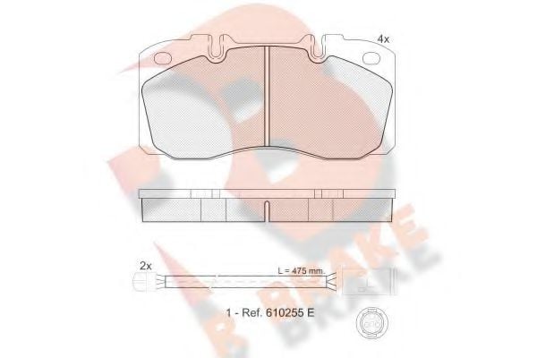 R BRAKE RB1161-116