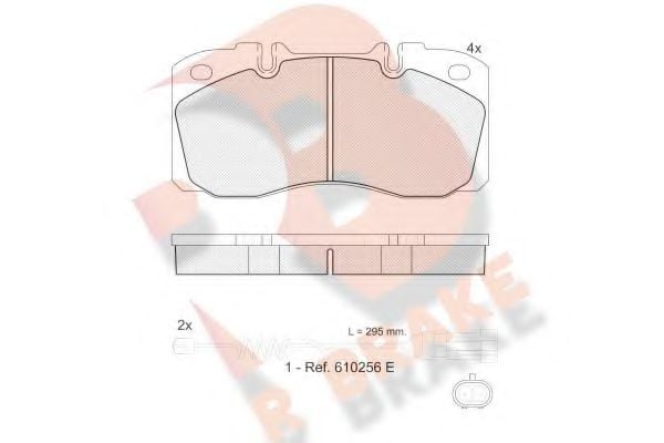 R BRAKE RB1161-117