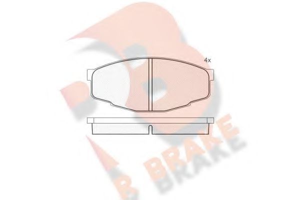 RB0353 R BRAKE Brake Pad Set, disc brake