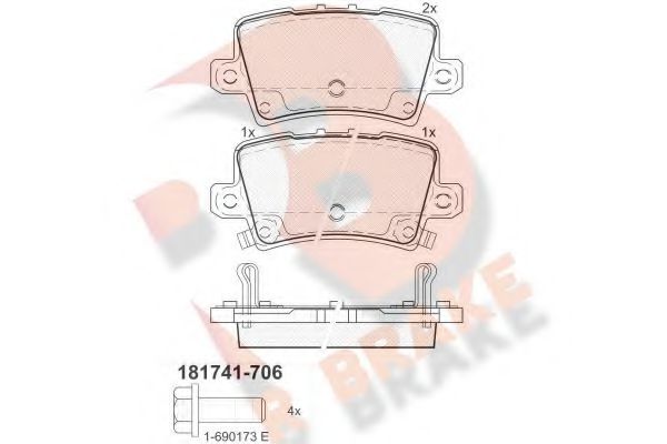 R BRAKE RB1741