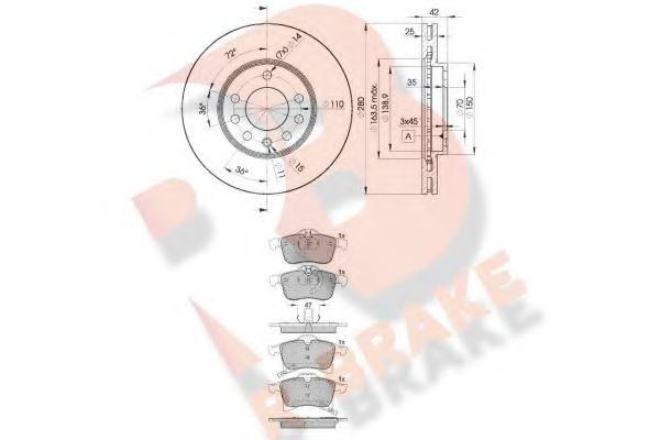 Brake Set, disc brakes