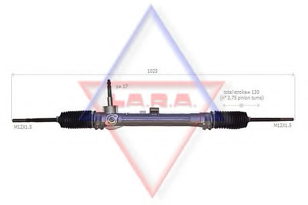 190038 LARA Тормозная система Тормозной диск