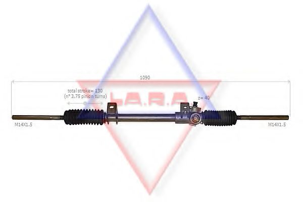 310508 LARA Brake System Cable, parking brake
