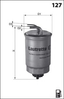 LFDF144 LUCAS+FILTERS Система подачи топлива Топливный фильтр
