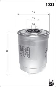 LFDF124 LUCAS+FILTERS Система подачи топлива Топливный фильтр