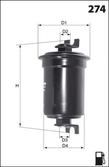 LFPF034 LUCAS+FILTERS Fuel Supply System Fuel filter