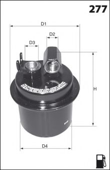 LFPF051 LUCAS+FILTERS Fuel filter