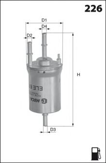 LFPF025 LUCAS+FILTERS Fuel filter
