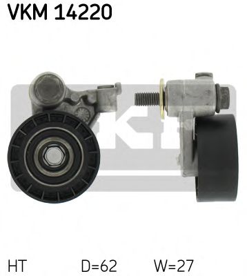VKM 14220 SKF Tensioner Pulley, timing belt