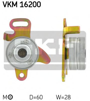 VKM 16200 SKF Tensioner Pulley, timing belt