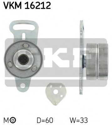 VKM 16212 SKF Tensioner Pulley, timing belt