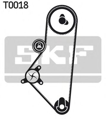 VKMA 03200 SKF Belt Drive Timing Belt Kit