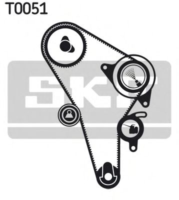 VKMS 01010 SKF Belt Drive Timing Belt Kit