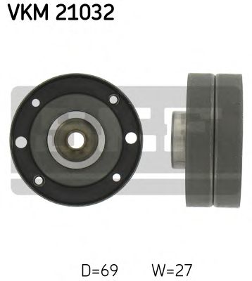 VKM 21032 SKF Deflection/Guide Pulley, timing belt