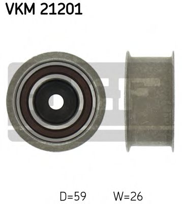 VKM 21201 SKF Belt Drive Deflection/Guide Pulley, timing belt