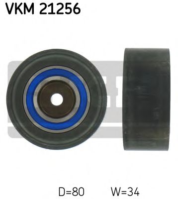 VKM 21256 SKF Belt Drive Deflection/Guide Pulley, timing belt