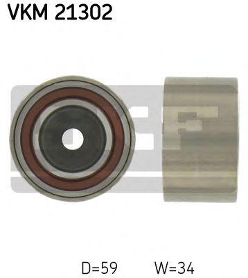 VKM 21302 SKF Deflection/Guide Pulley, timing belt