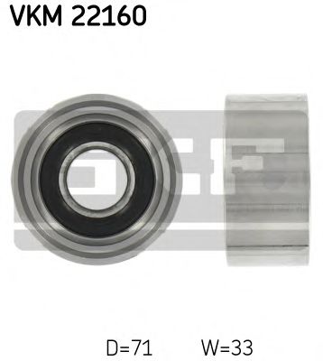 VKM 22160 SKF Deflection/Guide Pulley, timing belt