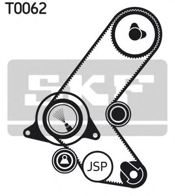 VKMS 05208 SKF Belt Drive Timing Belt Kit