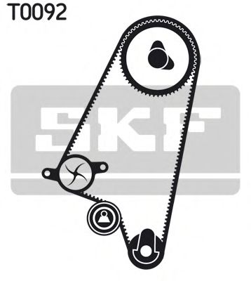 VKMC 05121 SKF Belt Drive Tensioner Pulley, timing belt