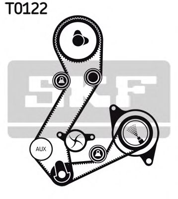 VKMC 04106-2 SKF Water Pump & Timing Belt Kit