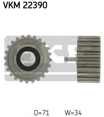 VKM 22390 SKF Deflection/Guide Pulley, timing belt