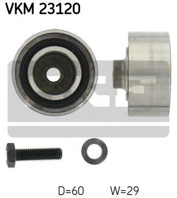 VKM 23120 SKF Deflection/Guide Pulley, timing belt