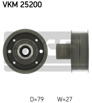 VKM 25200 SKF Belt Drive Deflection/Guide Pulley, timing belt