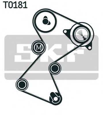 VKMA 06117 SKF Crankshaft Drive Shaft Seal Set, engine