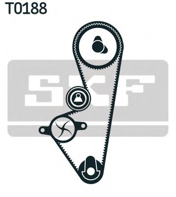 VKMC 03253 SKF Belt Drive Tensioner Pulley, timing belt