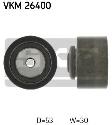 VKM 26400 SKF Deflection/Guide Pulley, timing belt