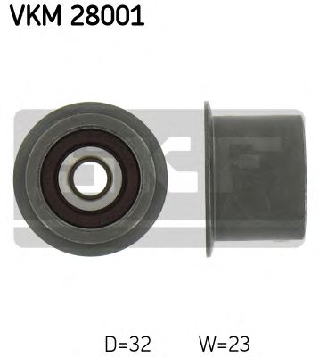 VKM 28001 SKF Belt Drive Deflection/Guide Pulley, timing belt