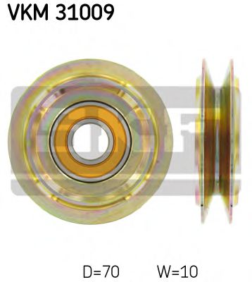 VKM 31009 SKF Deflection/Guide Pulley, timing belt