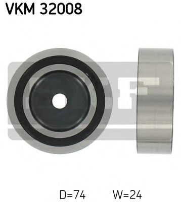 VKM 32008 SKF Deflection/Guide Pulley, v-ribbed belt