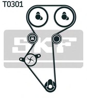VKMA 90007 SKF Timing Belt Kit
