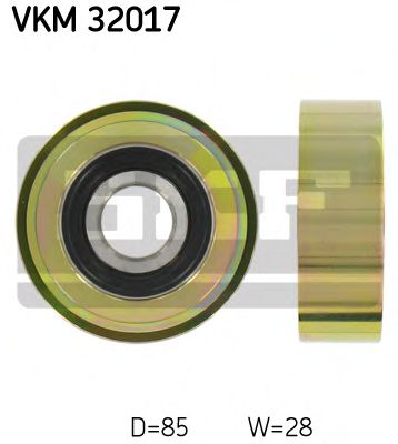 VKM 32017 SKF Deflection/Guide Pulley, v-ribbed belt