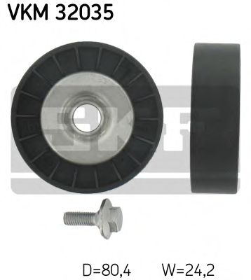 VKM 32035 SKF Deflection/Guide Pulley, v-ribbed belt