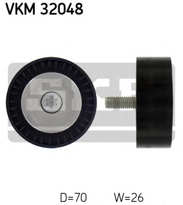 VKM 32048 SKF Belt Drive Deflection/Guide Pulley, v-ribbed belt