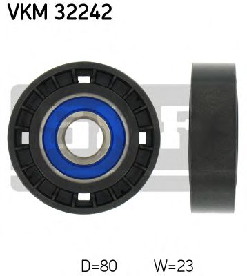 VKM 32242 SKF Deflection/Guide Pulley, v-ribbed belt