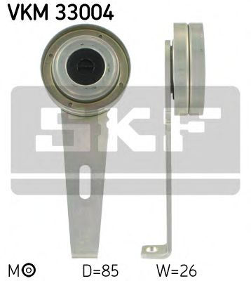 VKM 33004 SKF Tensioner Pulley, v-ribbed belt