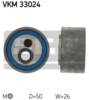 VKM 33024 SKF Натяжной ролик, поликлиновой  ремень