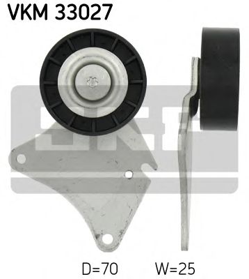 VKM 33027 SKF Belt Drive Deflection/Guide Pulley, v-ribbed belt