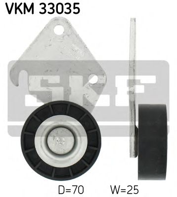 VKM 33035 SKF Belt Drive Deflection/Guide Pulley, v-ribbed belt