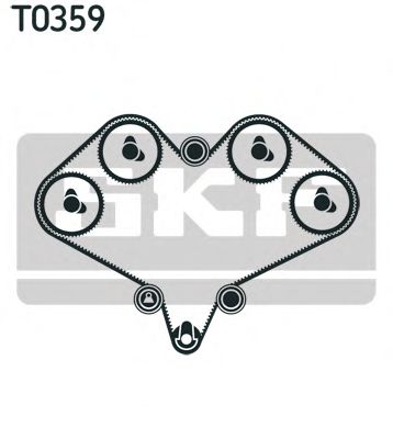 VKMA 92008 SKF Timing Belt Kit