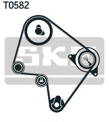 VKMS 96010 SKF Belt Drive Timing Belt Kit