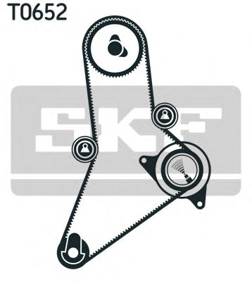 VKMA 02384 SKF Wellendichtringsatz, Motor