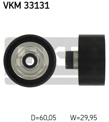 VKM 33131 SKF Deflection/Guide Pulley, v-ribbed belt