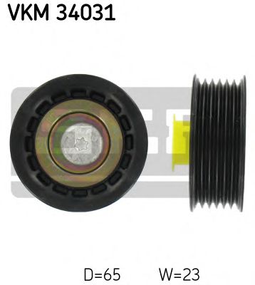 VKM 34031 SKF Deflection/Guide Pulley, v-ribbed belt