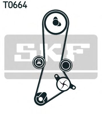 VKMC 95660-1 SKF Cooling System Water Pump & Timing Belt Kit